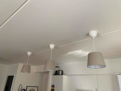 Montering og el-tilslutning af 3 lamper