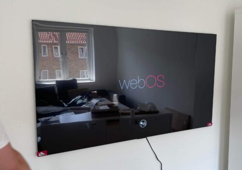 55'' LG Gallery OLED GX 4K TV med integreret vægbeslag