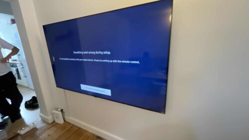 Montering af Samsung 65 TV vægbeslag