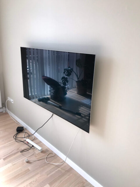 Ophægning af LG 55 OLED TV