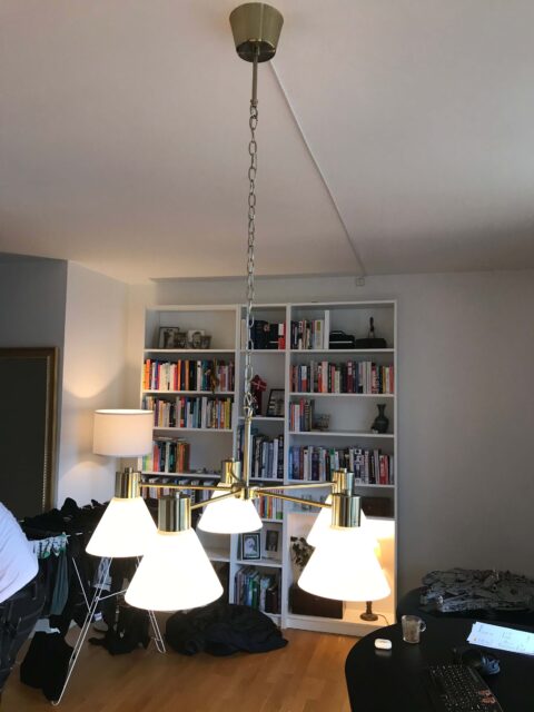 Ophæng af IKEA FLUGBO lampe