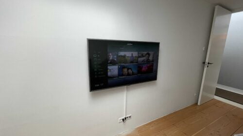 Montering af Samsung TV i plejehjem
